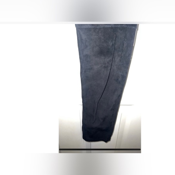 Joie Jeans Black Suede Leather Skinny Pants Size 27 - Picture 6 of 16